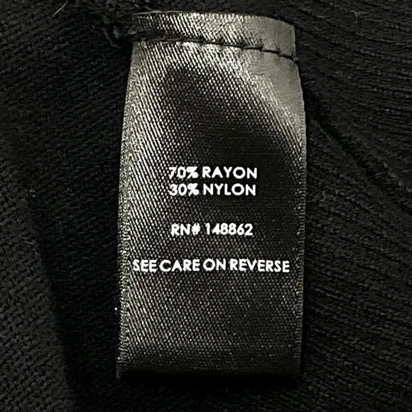 Torrid‎ Sweater Women 2X Black Puff Sleeve V-Neck Ribbed Hem Knit - Picture 7 of 11